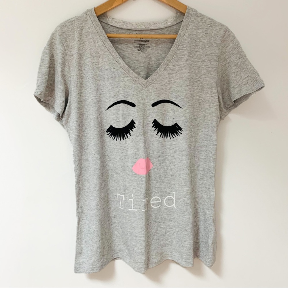First Impressions Cotton Tired face T-shirt